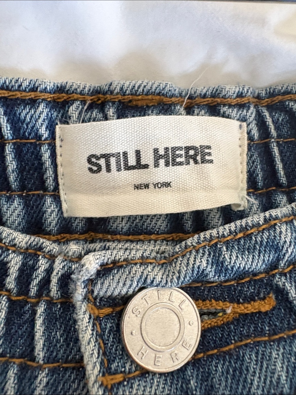 Still Here Ames Demin Shorts - Picture 8 of 9